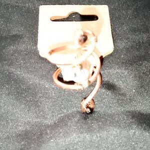 Elegant Copper-Tone Spiral Ring